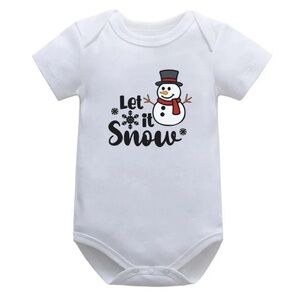 Let It Snow Baby Onsie